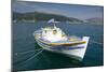 Boat in the Harbour of Sami, Kefalonia, Greece-Peter Thompson-Mounted Photographic Print