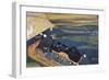 Boat in the Moonlight-null-Framed Giclee Print