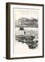 Boat in the Rapids. Western China 2000 Miles from Shanghai-null-Framed Giclee Print