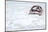 Boat in the Winter on Shore-Ollikainen-Mounted Photographic Print