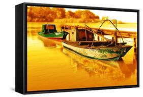 Boat IV-Ynon Mabat-Framed Stretched Canvas