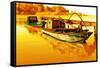 Boat IV-Ynon Mabat-Framed Stretched Canvas