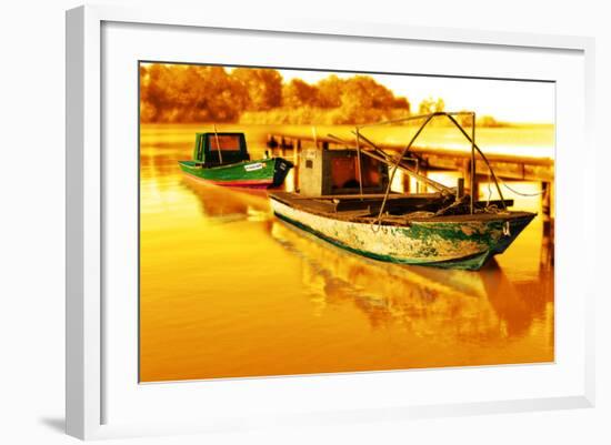 Boat IV-Ynon Mabat-Framed Photographic Print