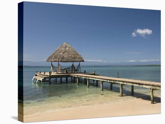 Boat Jetty, Isla Bastimentos, Bocas Del Toro, Panama, Central America-null-Stretched Canvas