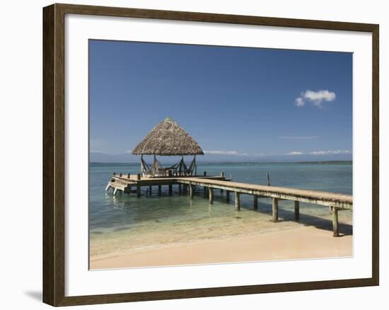 Boat Jetty, Isla Bastimentos, Bocas Del Toro, Panama, Central America-null-Framed Photographic Print