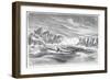 Boat Journeys with Canoes, Pub. London 1874-null-Framed Giclee Print