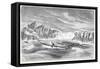 Boat Journeys with Canoes, Pub. London 1874-null-Framed Stretched Canvas