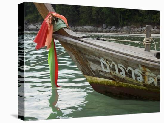 Boat, Kota Beach, Phuket, Thailand, Southeast Asia-Tondini Nico-Stretched Canvas