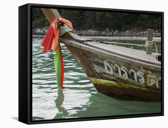 Boat, Kota Beach, Phuket, Thailand, Southeast Asia-Tondini Nico-Framed Stretched Canvas