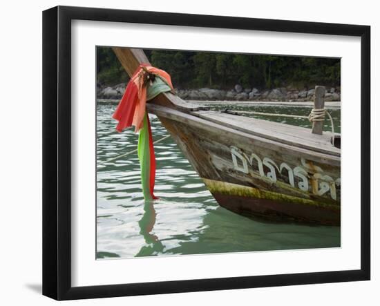 Boat, Kota Beach, Phuket, Thailand, Southeast Asia-Tondini Nico-Framed Photographic Print