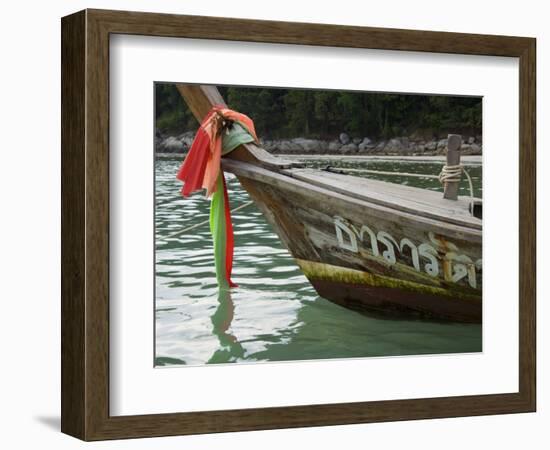 Boat, Kota Beach, Phuket, Thailand, Southeast Asia-Tondini Nico-Framed Photographic Print