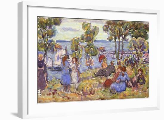 Boat Landing, Nahant Massachusetts-Maurice Brazil Prendergast-Framed Giclee Print