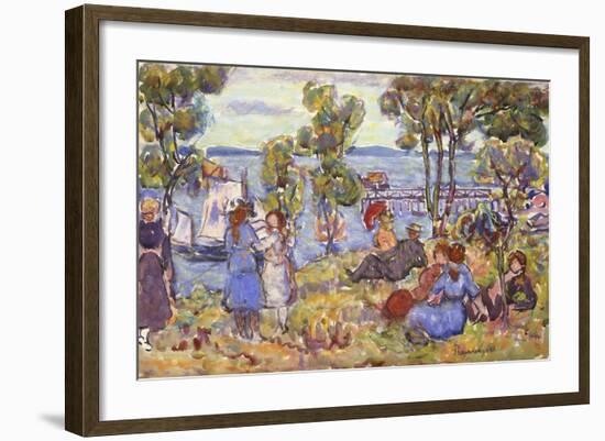 Boat Landing, Nahant Massachusetts-Maurice Brazil Prendergast-Framed Giclee Print