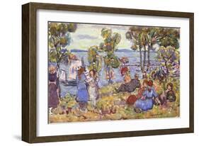 Boat Landing, Nahant Massachusetts-Maurice Brazil Prendergast-Framed Giclee Print