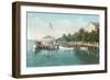 Boat Landing, Palm Beach, Florida-null-Framed Art Print