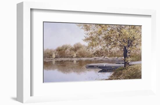 Boat Landing-Ray Hendershot-Framed Art Print