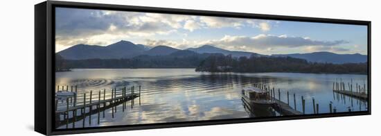 Boat Landings, Derwentwater, Keswick, Lake District National Park, Cumbria, England, UK-James Emmerson-Framed Stretched Canvas