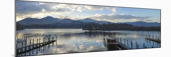 Boat Landings, Derwentwater, Keswick, Lake District National Park, Cumbria, England, UK-James Emmerson-Mounted Photographic Print