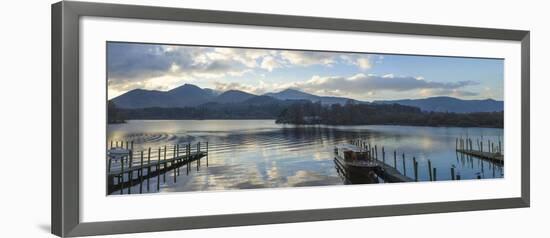 Boat Landings, Derwentwater, Keswick, Lake District National Park, Cumbria, England, UK-James Emmerson-Framed Photographic Print