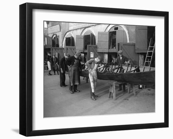 Boat Maintenance-null-Framed Photographic Print