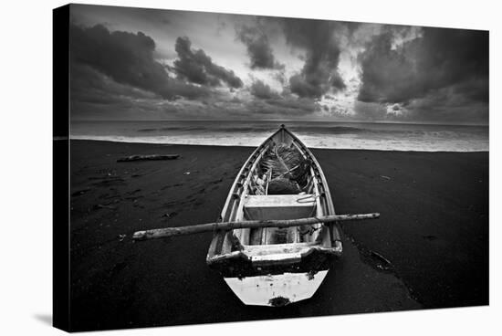 Boat, Monterico Beach-null-Stretched Canvas