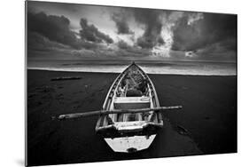 Boat, Monterico Beach-null-Mounted Photographic Print