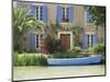 Boat Moored Alongside House on the Bank of the Canal Du Midi, Aude, France-Ruth Tomlinson-Mounted Photographic Print