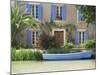 Boat Moored Alongside House on the Bank of the Canal Du Midi, Aude, France-Ruth Tomlinson-Mounted Photographic Print