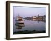 Boat Moored in Tidal Creek, Bosham Village, West Sussex, England, United Kingdom-Pearl Bucknall-Framed Photographic Print