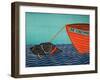 Boat Mv Black-Stephen Huneck-Framed Giclee Print