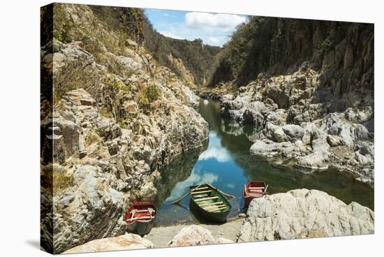 Boat Navigable Part of the Coco River before it Narrows into the Somoto Canyon National Monument-Rob Francis-Stretched Canvas