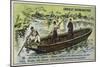 Boat of French Military Bridge Builders, 19th Century-null-Mounted Giclee Print