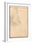 Boat of Trouville (Pencil on Paper)-Claude Monet-Framed Giclee Print