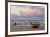 Boat on Beach, Ahlbeck, Island of Usedom, Baltic Coast, Mecklenburg-Vorpommern, Germany, Europe-Miles Ertman-Framed Photographic Print