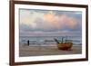 Boat on Beach, Ahlbeck, Island of Usedom, Baltic Coast, Mecklenburg-Vorpommern, Germany, Europe-Miles Ertman-Framed Photographic Print