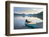 Boat on beach at Lake McDonald, Glacier National Park, Montana-Alan Majchrowicz-Framed Photographic Print