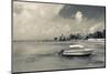 Boat on beach, Dunmore Town, Harbour Island, Eleuthera Island, Bahamas-null-Mounted Photographic Print