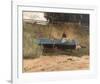 Boat on beach, Queenscliff-Tom Roberts-Framed Giclee Print