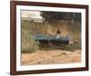 Boat on beach, Queenscliff-Tom Roberts-Framed Giclee Print