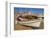 Boat on Beach, St. Ives, Cornwall, England, United Kingdom, Europe-Miles Ertman-Framed Photographic Print