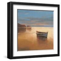 Boat on Beach-TC Chiu-Framed Art Print