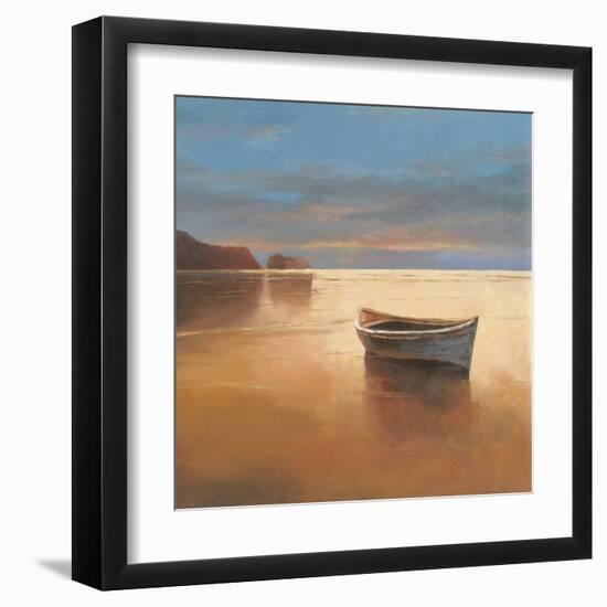 Boat on Beach-TC Chiu-Framed Art Print