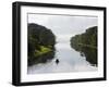 Boat on Lago De Yojoa, Lake Yojoa, Honduras, Central America-Christian Kober-Framed Photographic Print