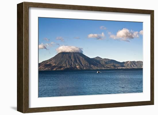 Boat on Lake Attilan-benkrut-Framed Photographic Print