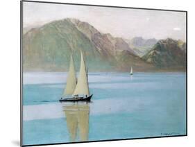 Boat on Lake Geneva, 1892-F?lix Vallotton-Mounted Giclee Print