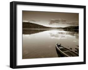 Boat on Lake in New Hampshire, New England, USA-Peter Adams-Framed Photographic Print