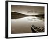 Boat on Lake in New Hampshire, New England, USA-Peter Adams-Framed Photographic Print