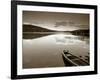 Boat on Lake in New Hampshire, New England, USA-Peter Adams-Framed Photographic Print