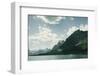 Boat on Lake Mary, Glacier National Park, Montana-Lindsay Daniels-Framed Photographic Print