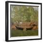 Boat on land-Erik Theodor Werenskiold-Framed Giclee Print